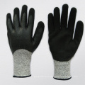 13G Hpe Liner Cut Resistance Nitrile Double Dipped Glove